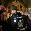 Епископ Тарусский Серафим совершил повечерие с чтением канона прп. Андрея Критского в Никольском храме
