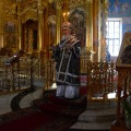 Среда первой седмицы: митрополит Климент совершил Литургию Преждеосвященных Даров в Троицком соборе