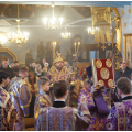 Викарий Калужской епархии совершил воскресную Литургию в Свято-Георгиевском соборе