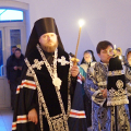 Епископ Серафим совершил повечерие с чтением канона прп. Андрея Критского в Мещовском Свято-Георгиевском монастыре