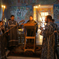 Епископ Серафим совершил чин пассии в Свято-Троицком кафедральном соборе г. Калуги