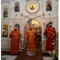 Епископ Серафим совершил Литургию в храме в честь свв. Космы и Дамиана