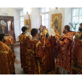 Викарий Калужской епархии совершил всенощное бдение в храме Георгия Победоносца "за лавками"