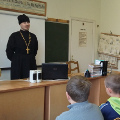 Благочинный VIII-го округа Калужской епархии посетил Гусевскую общеобразовательную школу
