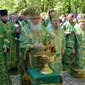 В день памяти преподобного Пафнутия Боровского в его святой обители прошли праздничные богослужения