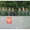 Помощник благочинного Боровского района напутствовал военнослужащих на торжественном построении