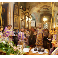 Викарий Калужской епархии совершил праздничные богослужения в Свято-Никольском храме г. Калуги