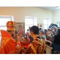 В детской областной больнице в Анненках освятили храм в честь святого великомученика и целителя Пантелеимона