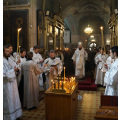 Епископ Тарусский Серафим совершил заупокойное богослужение в Никольском храме г. Калуги