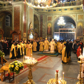 Митрополит Климент совершил всенощное бдение в Задонском Рождество-Богородицком мужском монастыре