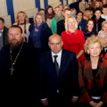 Клирик Калужской епархии поздравил  сотрудников Института педагогики, созданного на базе факультета начальных классов с 60-летием