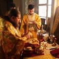 Епископ Серафим совершил воскресную Литургию в Преображенском храме с. Спас-Суходрев