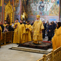 В день памяти преподобного Сергия Радонежского митрополит Климент совершил Литургию в кафедральном соборе г. Калуги