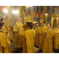 Архиерейское богослужение в Свято-Троицком кафедральном соборе Калуги