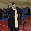 Клирик Калужской епархии напутствовал сотрудников Управления УМВД перед командировкой