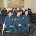 Клирик Калужской епархии провел встречу с сотрудниками МЧС Перемышльского района