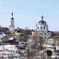 Калужские журналисты посетили Свято-Никольский Черноостровский монастырь