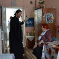 Православные активисты поздравили насельников Дома-интерната для престарелых с Рождеством и Крещением