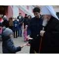 У стен Свято-Георгивского собора состоялось открытие "Рождественского вертепа"