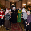 Накануне дня памяти преподобного Серафима Саровского архиереи Калужской епархии совершили Всенощное бдение в Никольском храме