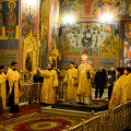 В канун Недели 34-й по Пятидесятнице митрополит Климент совершил всенощное бдение в Свято-Троицком соборе