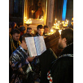 Епископ Серафим совершил вечерню с чином прощения в Свято-Никольском храме
