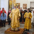 Митрополит Климент совершил Божественную литургию в храме вмч. Георгия Победоносца "за лавками"