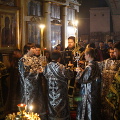 Епископ Серафим совершил чин пассии в Свято-Никольском храме г. Калуги