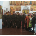 Представитель Калужской епархии поздравил офицеров и солдат срочной службы с праздником Пасхи Христовой