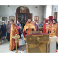В Медыни встретили ковчег с мощами святителя Феофана Затворника