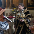 Епископ Серафим совершил Литургию Преждеосвященных Даров в Никольском храме г. Калуги