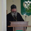 Клирик Калужской епархии поздравил сотрудников Калужской таможни с Пасхой