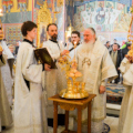 В Великую Субботу владыка Климент совершил богослужение в Свято-Троицком соборе