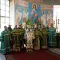 Епископ Козельский и Людиновский Никита совершил Литургию в Свято-Троицком кафедральном соборе