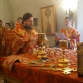 Епископ Серафим совершил Литургию в Борисоглебском храме г. Боровска