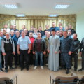 Представитель Калужской епархии напутствовал сотрудников МВД перед отправкой в командировку