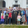 Митрополит Климент совершил Божественную литургию в храме в честь Владимирской иконы Божией Матери г. Жукова