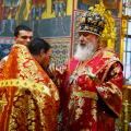 В канун Недели 18-ой по Пятидесятнице митрополит Климент совершил всенощное бдение в Троицком  соборе Калуги