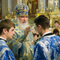 Митрополит Климент совершил всенощное бдение в Казанском храме г. Тольятти