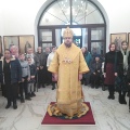 Епископ Серафим совершил Божественную литургию в Преображенском храме г. Мещовск