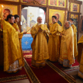 Митрополит Климент совершил Божественную литургию в Казанском храме города Калуги