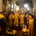 В канун празднования дня памяти свт. Николая митрополит Климент совершил всенощное бдение в Никольском храме
