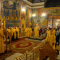 В канун Недели 28-ой по Пятидесятнице митрополит Климент совершил всенощное бдение в Свято-Троицком соборе г. Калуги