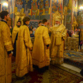 В канун Недели 29-ой по Пятидесятнице митрополит Климент совершил всенощное бдение в Свято-Троицком соборе