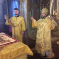 Епископ Серафим совершил Божественную литургию в Никольском храме г. Калуги