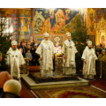 Архиереи Калужской митрополии совершили великую вечерню в Свято-Троицком кафедральном соборе
