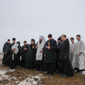 На месте автокатастрофы совершена панихида духовенством Калужской и Смоленской епархий