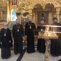 В Кафедральном соборе г. Калуги священнослужители малоярославецкого благочиния собрались на общую молитву