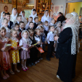 Митрополит Климент посетил воскресную школу "Михайловского" прихода в поселке Северный