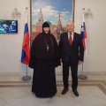 Настоятельница Свято-Никольского Черноостровского женского монастыря посетила посольство России в Словении